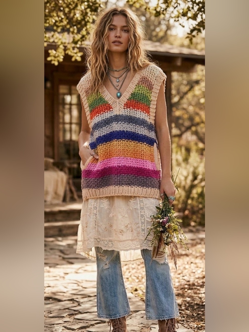 NWT Three Bird Nest Sweater Vest